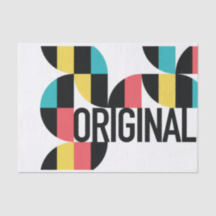 Colourful, cheerful, trendy design of Original Tissue Paper