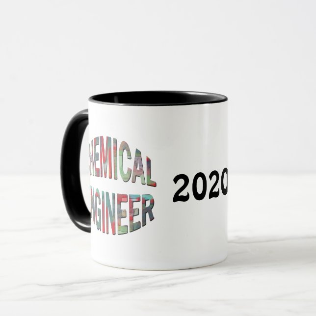Colourful Chemical Engineer Mug (Front Left)