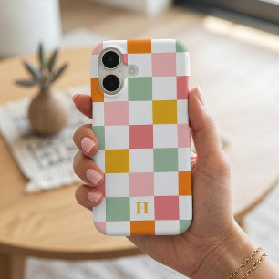 Colourful Chequerboard Monogram