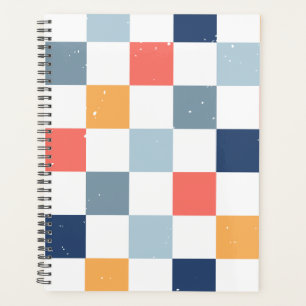 colourful Chequered 2024 Planner