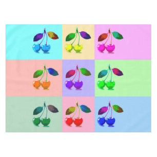 Colourful Cherries - Pop Art Tablecloth