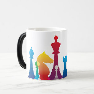 Colourful Chess Mug