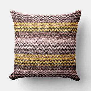 Colourful Chevron Stripes #3 Cushion