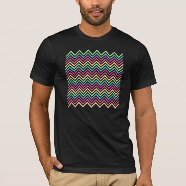 Colourful Chevron T-Shirt (Front)