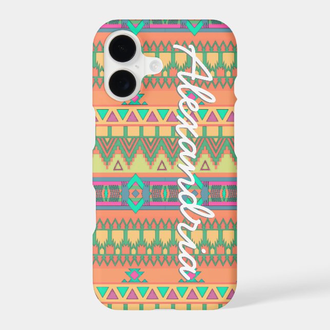 Colourful Chevron Zig Zag Tribal Aztec Pattern Gir (Back)