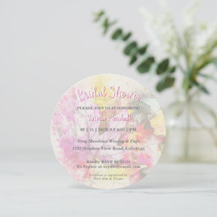 Colourful Chic Botanical Bridal Shower Invitation