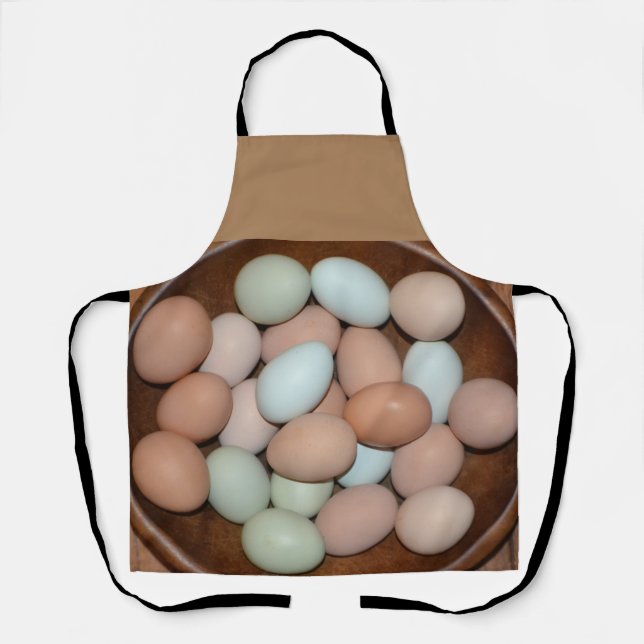 Colourful Chicken Egg Apron (Front)