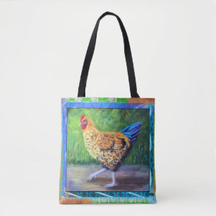 Colourful Chicken Tote