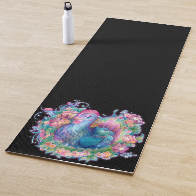 Colourful Chicken Yoga Mat (In Situ)