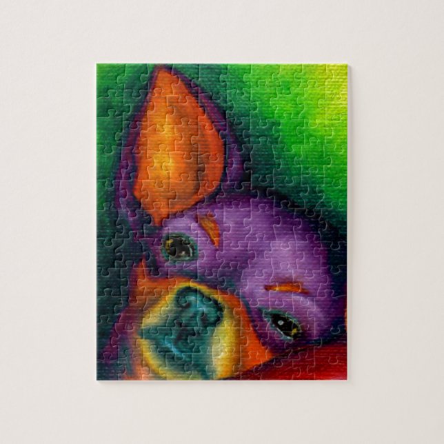 Colourful Chihuahua Jigsaw Puzzle (Vertical)