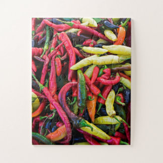 Colourful Chilli Pepper Jigsaw Puzzle