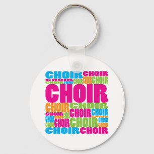 Colourful Choir Key Ring