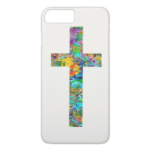 Colourful Christian Cross 1 iPhone 8 Plus/7 Plus Case