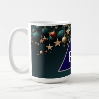 Colourful Christmas balls and stars Coffee Mug