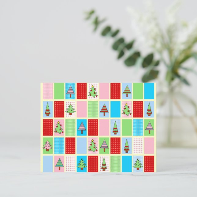 Colourful Christmas Card (Standing Front)