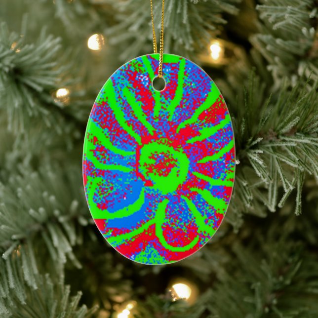 Colourful Christmas Ceramic Ornament (Tree)