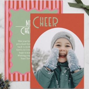 Colourful Christmas Cheer Holiday Card