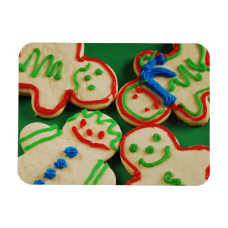 Colourful christmas cookie magnet