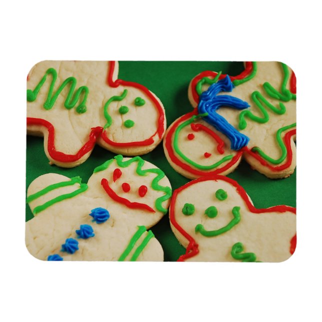 Colourful christmas cookie magnet (Horizontal)