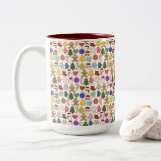 Colourful Christmas Cookies Mug