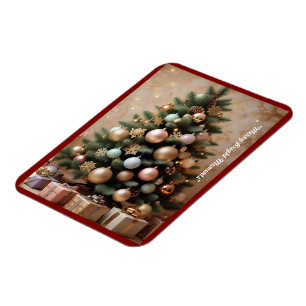 "Colourful Christmas Decor" Magnet