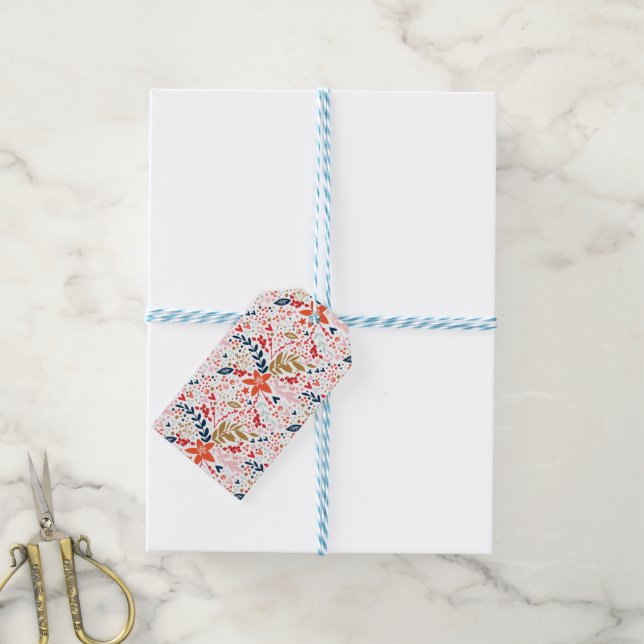 Colourful Christmas Gift Tag (With Twine)