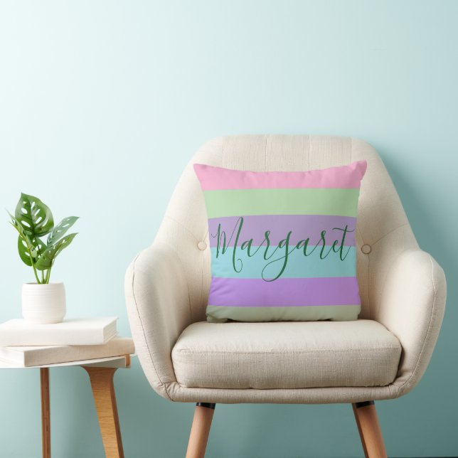 Colourful Christmas Gift Throw Pillow (Chair)