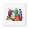 Colourful Christmas Nativity Scene