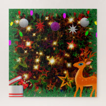 Colourful Christmas & New Year Jigsaw Puzzle