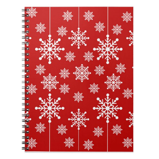 Colourful Christmas Notebook – Festive Winter Desi (Front)