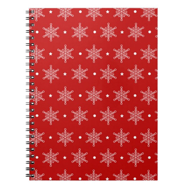 Colourful Christmas Notebook – Festive Winter Desi (Front)