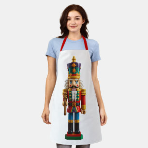 Colourful Christmas Nutcracker Toy Apron