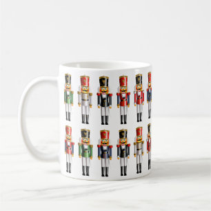 Colourful Christmas Nutcracker Toy Soldiers Coffee Mug