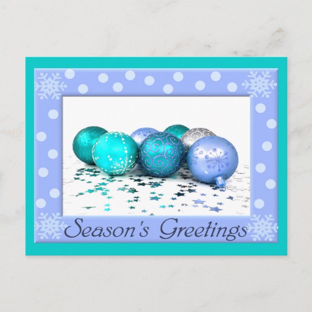 Colourful Christmas Postcard (Front)