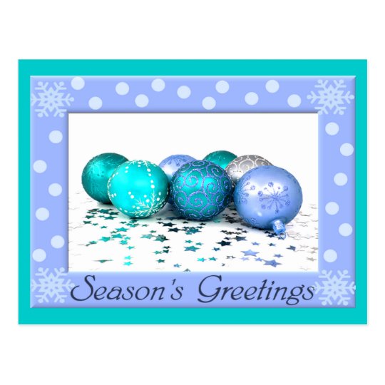 Colourful Christmas Postcard