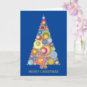 Colourful Christmas Tree Card
