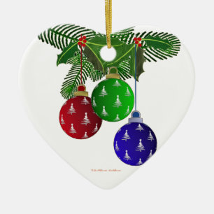 Colourful Christmas Tree Ornaments