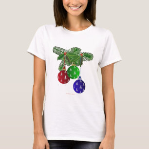 Colourful Christmas Tree Ornaments T-Shirt