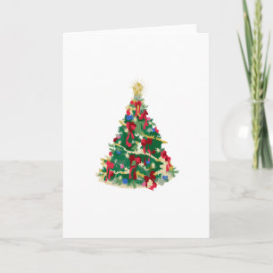 Colourful Christmas Tree: Vector Art: Holiday Card