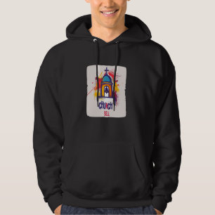 Colourful Church Bell Costume for Steeple Lovers Hoodie