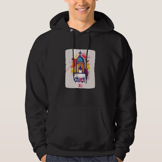 Colourful Church Bell Costume for Steeple Lovers Hoodie (Front)
