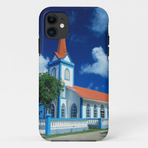 Colourful church on the island of Tahaa in the iPhone 11 Case
