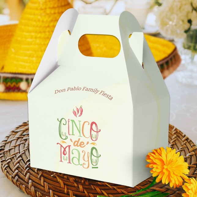 Colourful Cinco de Mayo Party Favour Box (Creator Uploaded)
