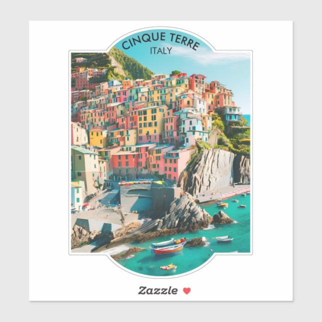 Colourful Cinque Terre, Italy - Customisable Photo (Sheet)
