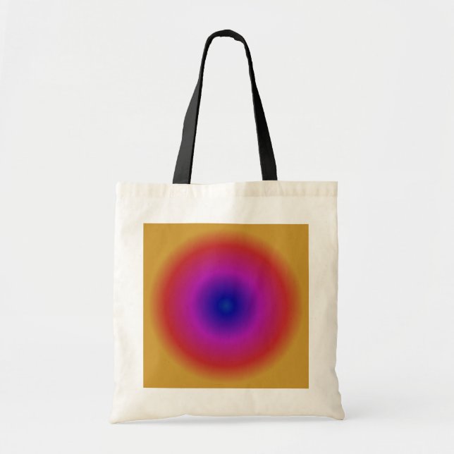 Colourful Circle> Budget Tote Bag (Front)