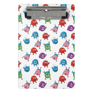 Colourful Circle Characters Mini Clipboard