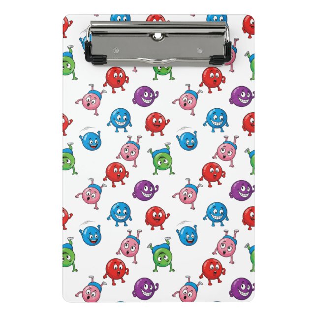 Colourful Circle Characters   Mini Clipboard (Front)