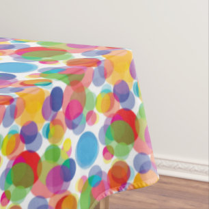 Colourful Circle Pattern Tablecloth