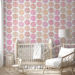 Colourful Circle Pattern Wallpaper