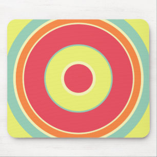 Colourful Circles 01 Mouse Mat